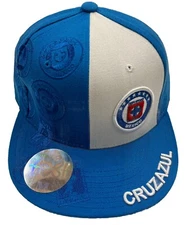 Rhinox  Cruz Azul Mexico FMF Fitted M -58cm Hat Embroidered Soccer Futbol Adult
