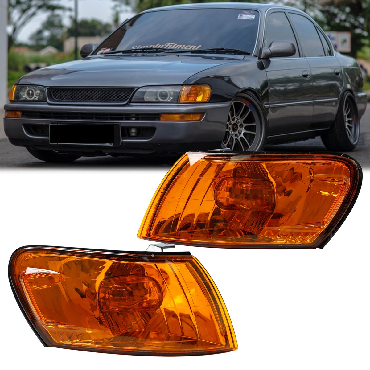 1993-1997 Toyota Corolla AE100 AE101 Corner Light Amber/Orange