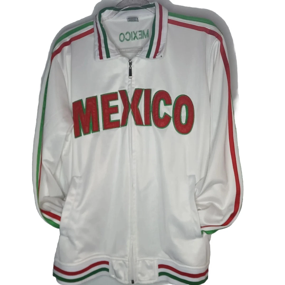 Mexico white track best sale jacket