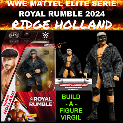 WWE MATTEL ELITE ROYAL RUMBLE SERIE 2024 RIDGE HOLLAND WRESTLING FIGUR BASIC NEU