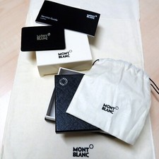 MONTBLANC – Geschenk-Box + Staubbeutel + Serviceheft + Umkarton - Neu