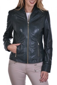 véritable cuir pour designer agneau de femme en Veste de motard Wj170 motard pAnWZnB0