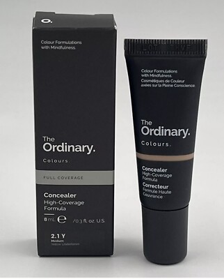 The Ordinary Concealer 8ml Farbton 2,1Y Brandneu Verpackt Make Up Beschreibung lesen