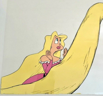 #NN68 - RAPUNZEL ANIMATION CEL - RAPUNZEL - SCENE 36