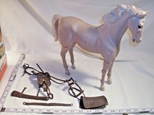 MARX JOHNNY WEST COMANCHE HORSE COMPLETE WITH TACK
