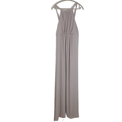 slim fit dress slacks Long Gray Chiffon Bridesmaid Dresses Mixed Style – Lisposa main image 1