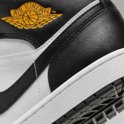 Nike Air Jordan 1 Mid Yellow Ochre Black DQ8426-701 Men's Size | eBay