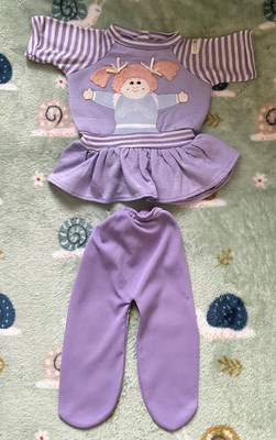 Cabbage Patch Kid, Vintage Coleco, Portrait Kleid + Strumpfhose. OK Fabrik.