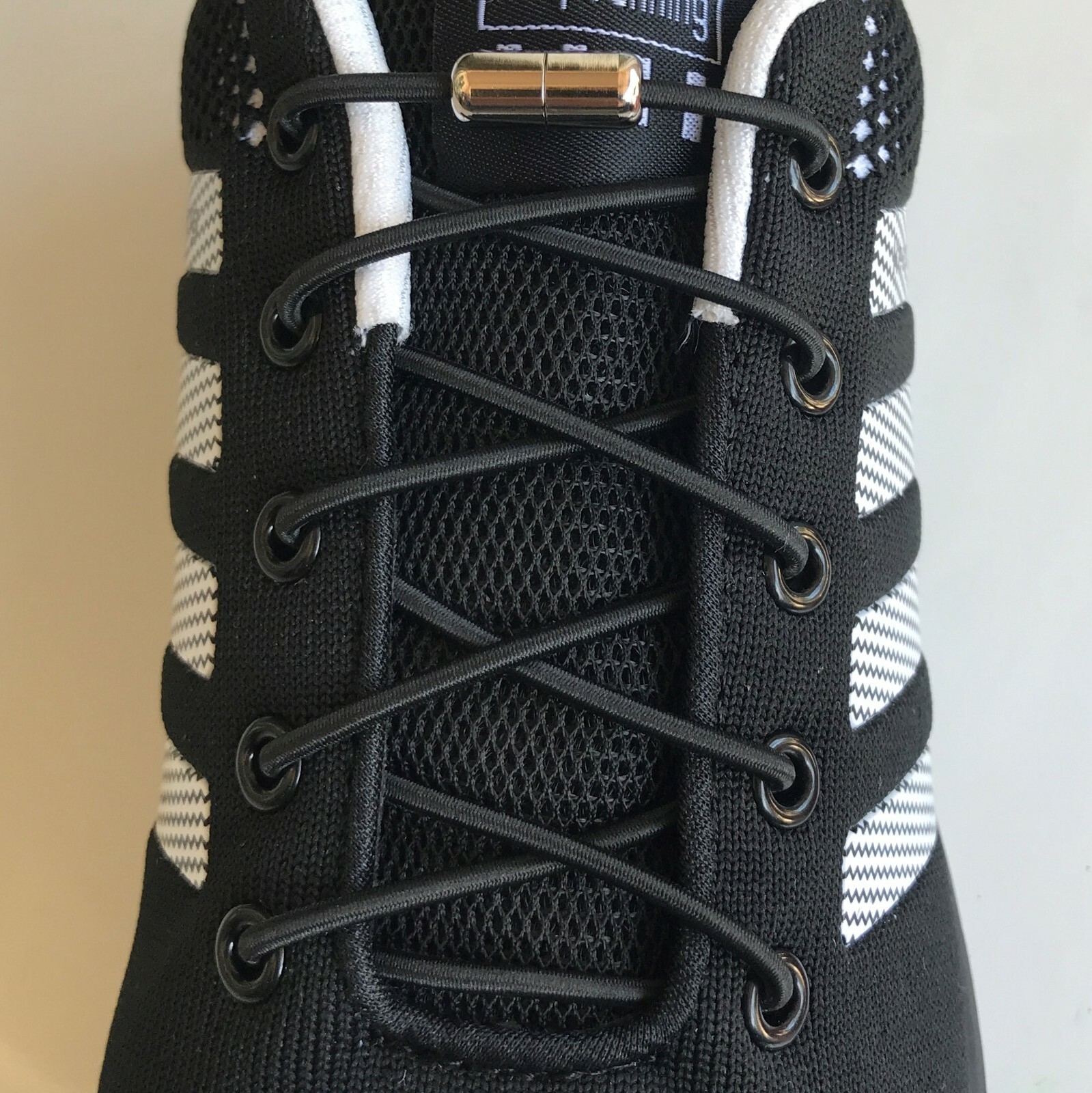 2 pair lazy No Tie Elastic lock laces Shoe laces for tennis toddlers kids adults