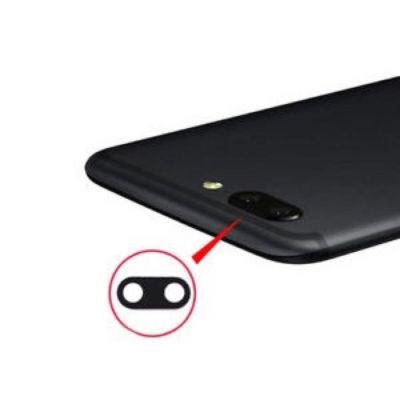 Vetro Posteriore Con Adesivo Per Fotocamera OnePlus 5 E 5T – Nero, Ricambio