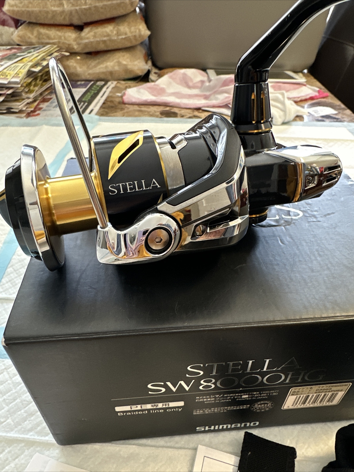 2019 Shimano Stella SW C 8000HG Saltwater Spinning Reel