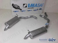 Imasaf Auspuff Endtopf-Set Duplex für Rover+Range Rover 3.9+4.0+4.6 94-02