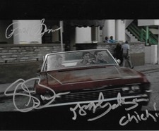 * STEVEN BAUER, PEPE SERNA & ANGEL SALAZAR * signed 8x10 photo * SCARFACE * 3
