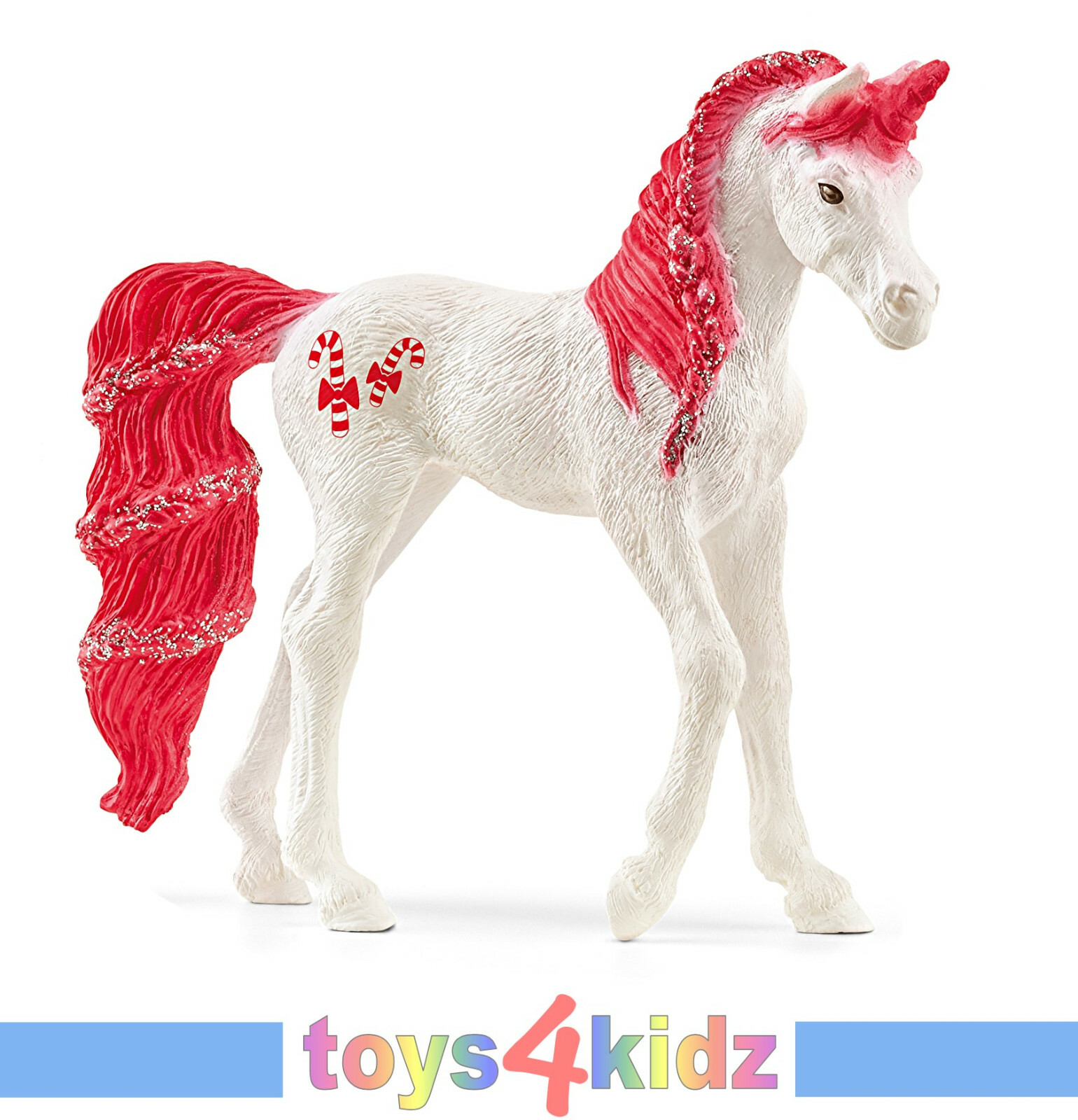 Schleich Sammeleinhorn Rosenquarz - Bayala Spielfigur Mit Glitzer & Kristall-Tattoo