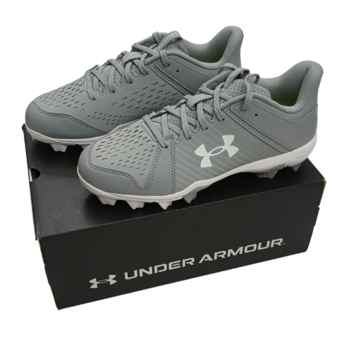 Under Armour Men's UA Leadoff Low RM Baseball/Softball Cleats Gray Size 7 - New