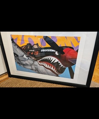 Brett Crawford - Mockup 1 of 1 - Chimpanzee Bomber-Framed, Signed & Embellished 