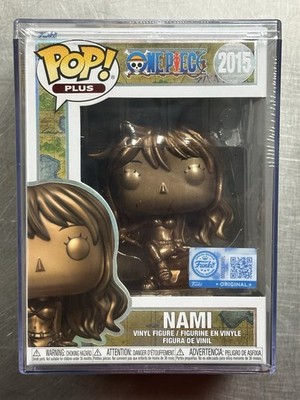 Funko Pop! Plus One Piece Nami Statue (Bronze) #2015 SEALED