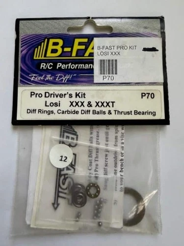 B-Fast Part #BF-P70 Pro Driver's Kit Losi XXX & XXXT