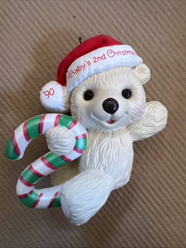 Hallmark Keepsake Baby's Second Christmas Ornament 1990