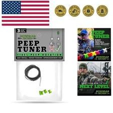 Bowman Archery Peep Tuner, Fix Peep Rotation with Ease, Effective and Easy to...
