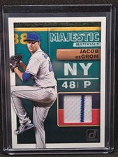 2019 Panini Donruss Baseball Majestic Materials Jacob DeGrom Relic #MM-JD