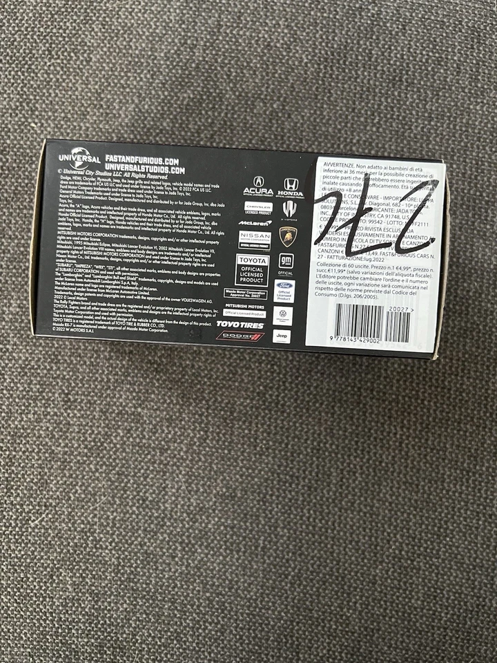 Slap jack’s Toyota Supra Fast And Furious Jada 1:32 Die Cast  - Immagine 3 di 4