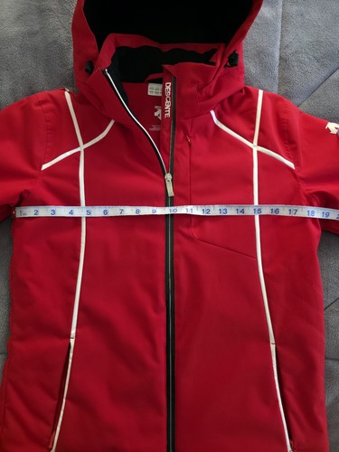 Descente Women's Ski Snowboard Hooded Jacket 3M Insulate Red Size 6 - Picture 13 of 16