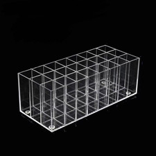 Lippenstift Organizer Box mit 24 Fächern Aufbewahrung für Make-up und Kosmetik