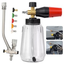 Snow Foam Lance Cannon Gun Car Wash Soap Bottle Sprayer Pressure Washer Set Usa