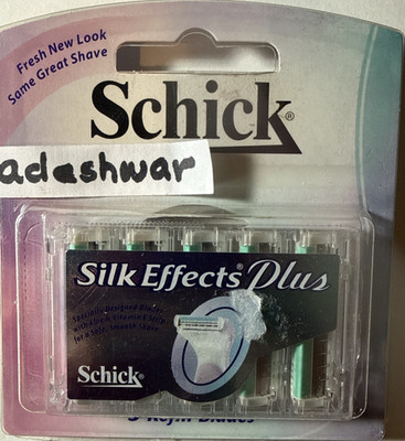 Schick Silk Effects Plus Refill Blades. 5 Each. Free Shipping. Qty Discounts.