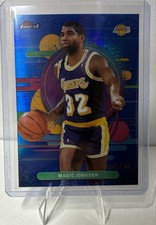 2025-26 Topps Finest - Uncommon Magic Johnson #193 Blue Refractor /150
