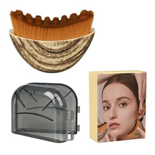 Lymphatic Brush for Face Manual Gua Sha Facial Dry Large, Grey