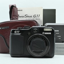 Canon PowerShot G11 Black Digital Camera 10MP 5x Zoom CCD Compact [Near Mint]