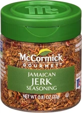 (Free Duty Tax) McCormick Gourmet Jamaican Jerk Seasoning, 0.81 oz