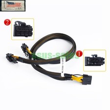 Power Cable 10-to-8 8 Pin 60cm for HP ProLiant ML350G8 DL360 G8 PCIe GPU NEW