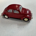 Vintage 1960’s TONKA #52680 8.5" Red VW Beetle Bug Pressed Steel ~ VH12