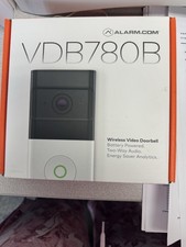 Alarm.com VDB-780B Wireless Video Doorbell 1080p Brand New
