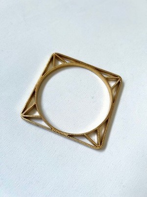 APC Gold-Tone Geometric Bangle