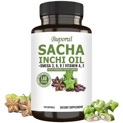 Sacha Inchi Oil Capsules - Suitable for Both Men and Women - 120pcs