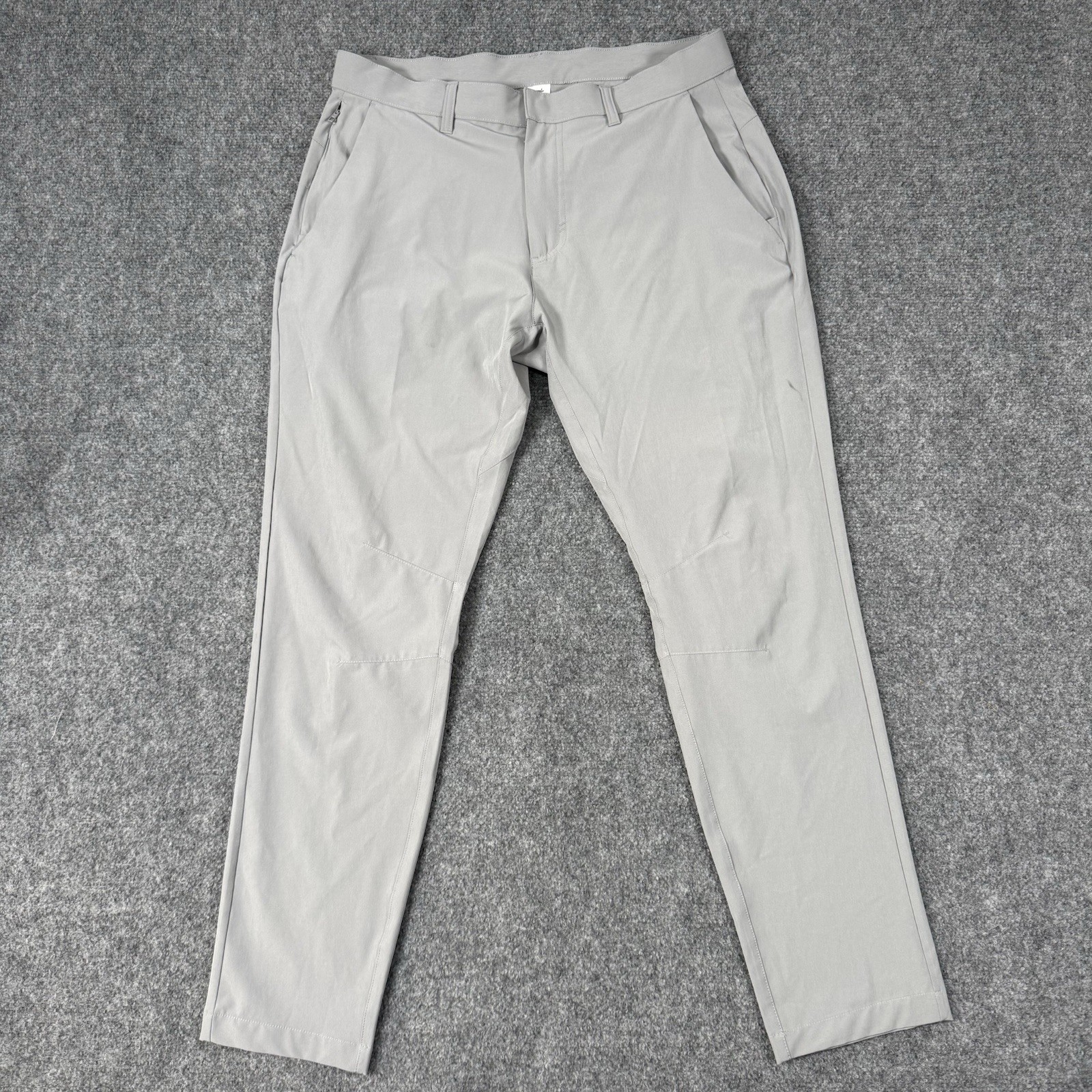 Fabletics The Only Pants Mens 33x32 Gray  Performance Golf Chino Stretch READ