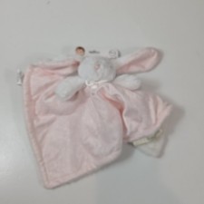 blankets and beyond nunu bunny pink plush stuffed animal