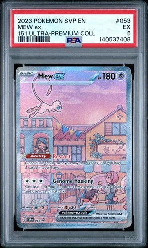 2023 POKEMON 151 ULTRA-PREMIUM COLLECTION PROMO #053 MEW EX PSA 5