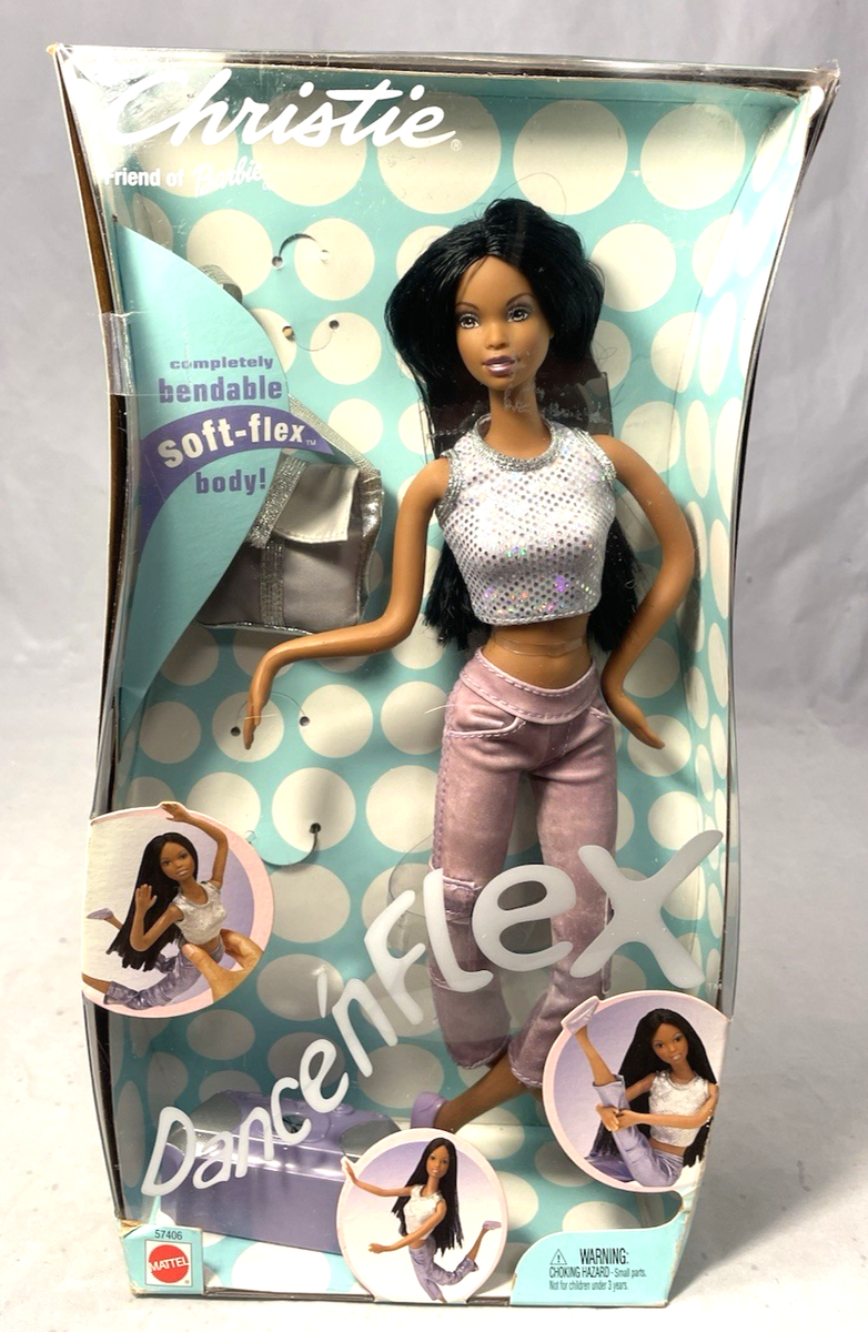 Barbie Dance 'N Flex Christie Friend of Barbie Doll 2002 Mattel