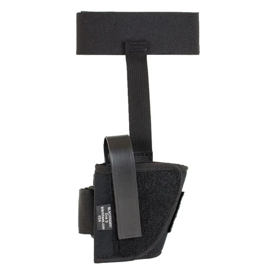 Blackhawk Ankle Gun Cases Holster Left-handed, Black, Size 16 - Image 3 of 3