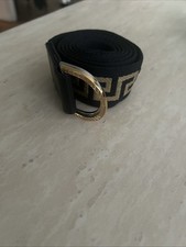Versace Greca La Medusa Belt Black/Gold