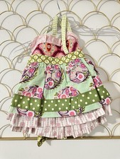 Girls Matilda Jane Platinum Tie Knot Top Tunic HTF Your Highness Size 2