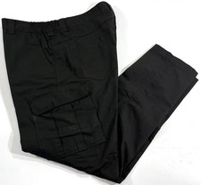 PANTALONES CARGO TÁCTICOS NUEVOS SIN ETIQUETAS PARA HOMBRE 50X36 GALLS PRO TAC FORCE RIPSTOP TR2597 NEGROS
