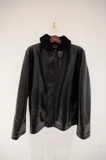 Y’2 LEATHER Japan N-1 Aniline Horsehide Jacket Black Size 44