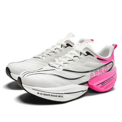New Men'S Carbon Plate Sneakers Outdoor Soft Sole Mesh Sports Shoes Running Shoe