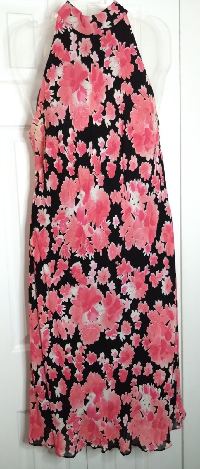 Evan Picone Woman's Size 12 Pink Floral Cherry Blossom Dress